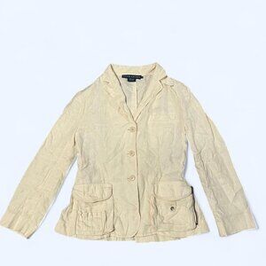 Ralph Lauren Linen utility button down size 8